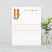 Abstract papier met flessenalfabet (Staand voorkant)