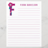 Abstract papier met flessenalfabet (Voorkant)