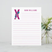 Abstract papier met flessenalfabet (Staand voorkant)