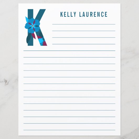 Abstract papier met flessenalfabet (Voorkant)