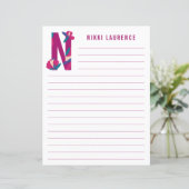 Abstract papier met flessenalfabet (Staand voorkant)