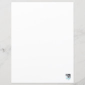 Abstract papier met flessenalfabet (Achterkant)