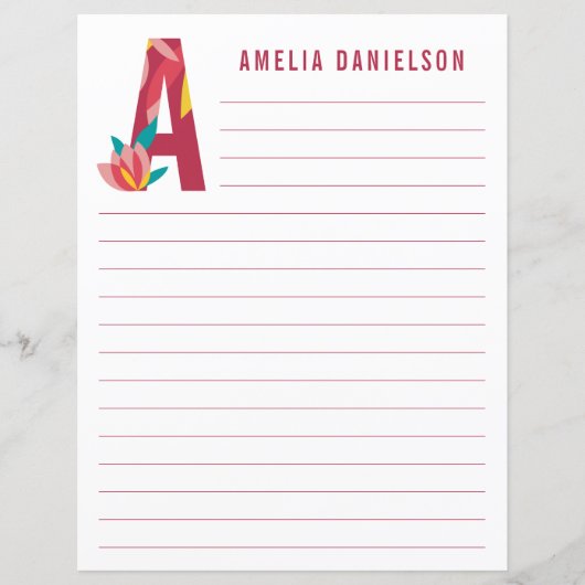 Abstract papier met flessenalfabet (Voorkant)