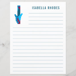 Abstract papier met flessenalfabet