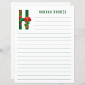 Abstract papier met flessenalfabet (Voorkant / Achterkant)