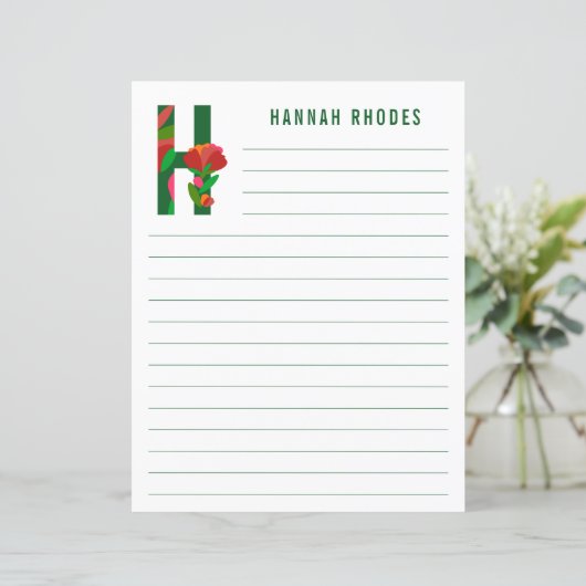 Abstract papier met flessenalfabet (Staand voorkant)