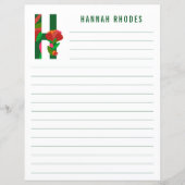 Abstract papier met flessenalfabet (Voorkant)