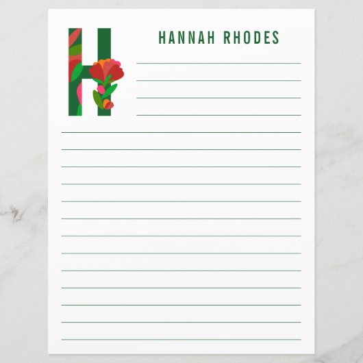 Abstract papier met flessenalfabet (Voorkant)