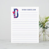 Abstract papier met flessenalfabet (Staand voorkant)