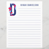 Abstract papier met flessenalfabet (Voorkant)