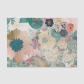 Abstract papier van bloemcollageweefsel (Voorkant)