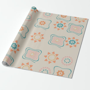 Abstract papier voor cadeautjes op basis van patro