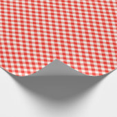 Abstract papier voor het verpakken van rode en wit (Hoek)