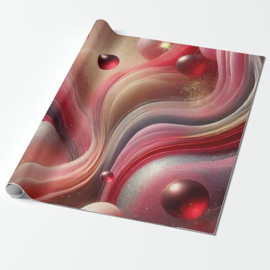 Abstract papier voor kunstverdamping (Uitgerold)