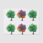 Abstract papier voor weefsel van bomen (Voorkant)