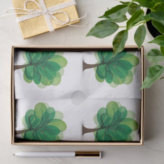 Abstract papier voor weefsel van bomen (Geschenk)