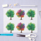 Abstract papier voor weefsel van bomen (Craft)