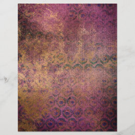 Abstract papierblad voor peacock Grunge Scrapbook