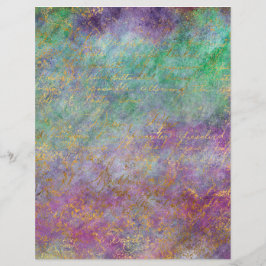 Abstract papierblad voor peacock Grunge Scrapbook