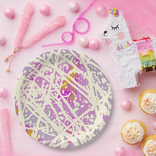 Abstract Papieren Bordje (Feest)