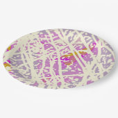 Abstract Papieren Bordje (Gekanteld)