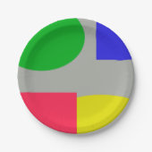 Abstract Papieren Bordje (Voorkant)