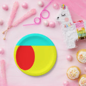 Abstract Papieren Bordje (Feest)