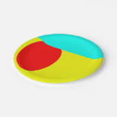 Abstract Papieren Bordje (Gekanteld)