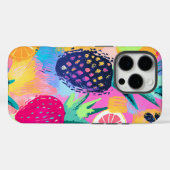 Abstract Paradijs Tropisch Fruit Fiesta Case-Mate iPhone Case (Achterkant (horizontaal))