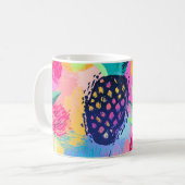Abstract Paradijs Tropisch Fruit Fiesta Koffiemok (Voorkant links)