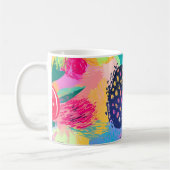 Abstract Paradijs Tropisch Fruit Fiesta Koffiemok (Links)