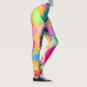 Abstract Paradijs Tropisch Fruit Fiesta Leggings (Rechts)
