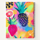 Abstract Paradijs Tropisch Fruit Fiesta Notitieboek (Achterkant)