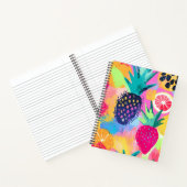 Abstract Paradijs Tropisch Fruit Fiesta Notitieboek (Binnen)