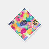 Abstract Paradijs Tropisch Fruit Fiesta Servet (Hoek)