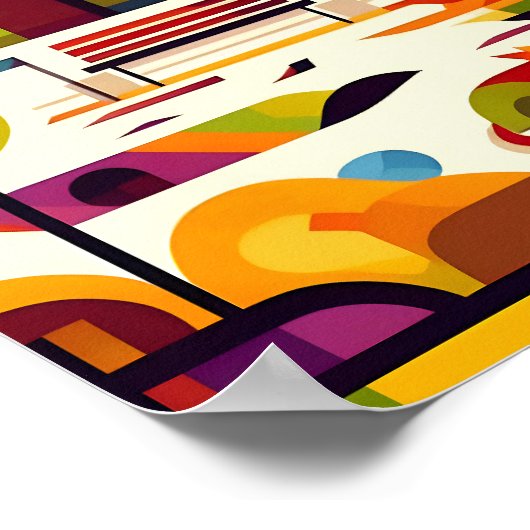 Abstract Park Poster (Hoek)