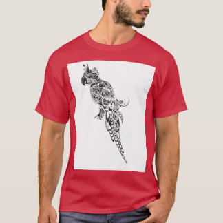 Abstract Parrot Silhouette T-shirt