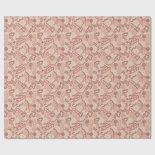 Abstract Partij Doodle Patroon Cadeaupapier (Vlak)