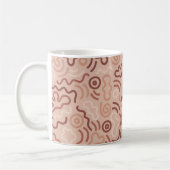 Abstract Partij Doodlepatroon Koffiemok (Links)