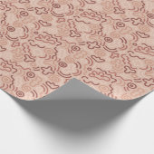 Abstract Party Doodle Pattern Cadeaupapier (Hoek)