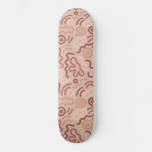 Abstract Party Doodle Pattern Persoonlijk Skateboard (Voorkant)