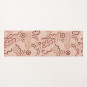 Abstract Party Doodle Pattern Yogamat (Voorkant (horizontaal))