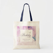 Abstract pasta Paars blauw Blauwgroen elke dag Tote Bag (Voorkant)