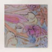 Abstract Pastel Bloemen Jigsaw Puzzel (Horizontaal)