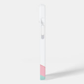 Abstract Pastel Cat Art Phone Case - Modern Minima (Achterkant / Links)