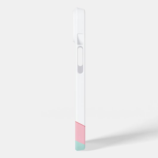 Abstract Pastel Cat Art Phone Case - Modern Minima (Achterkant / Links)