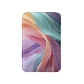 Abstract Pastel Fabric Waves  Badmat (Voorkant Verticaal)