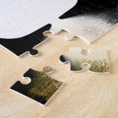 Abstract Pastel Gekleurd Fun Bos of Trees Legpuzzel (Zijkant)