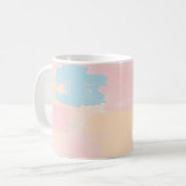 Abstract Pastel Koffiemok (Voorkant links)