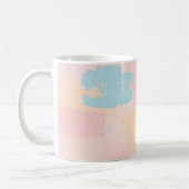 Abstract Pastel Koffiemok (Links)
